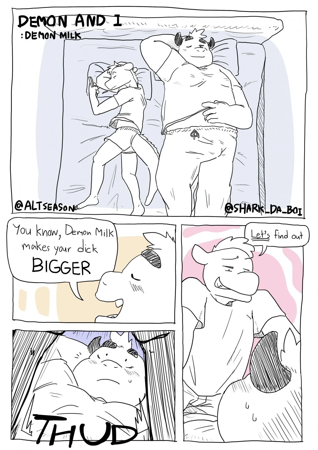 Demon and I porn comic picture 1
