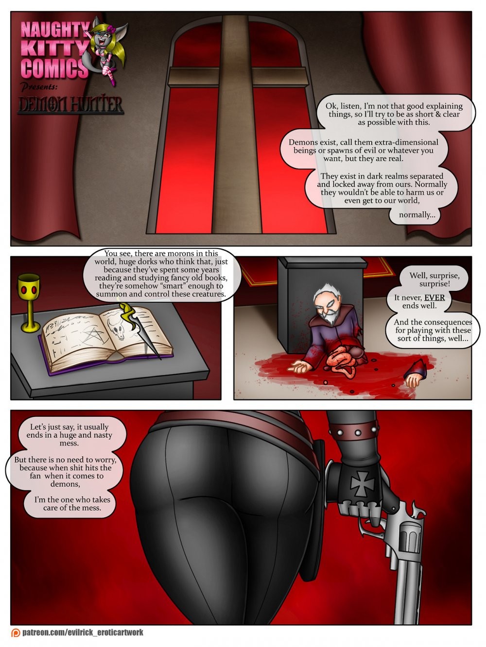 Demon Hunter porn comic picture 3