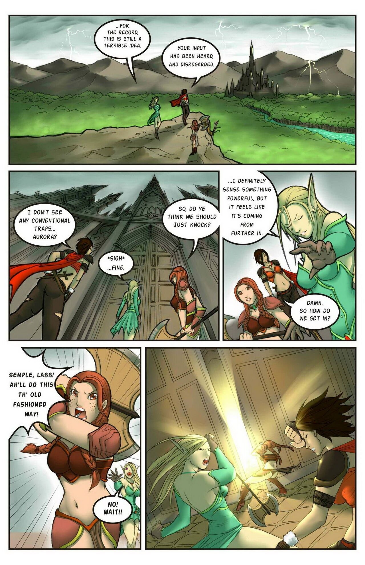 Dungeons and D Cups porn comic picture 4