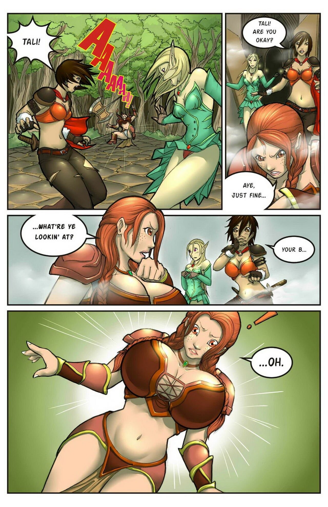 Dungeons and D Cups porn comic picture 5
