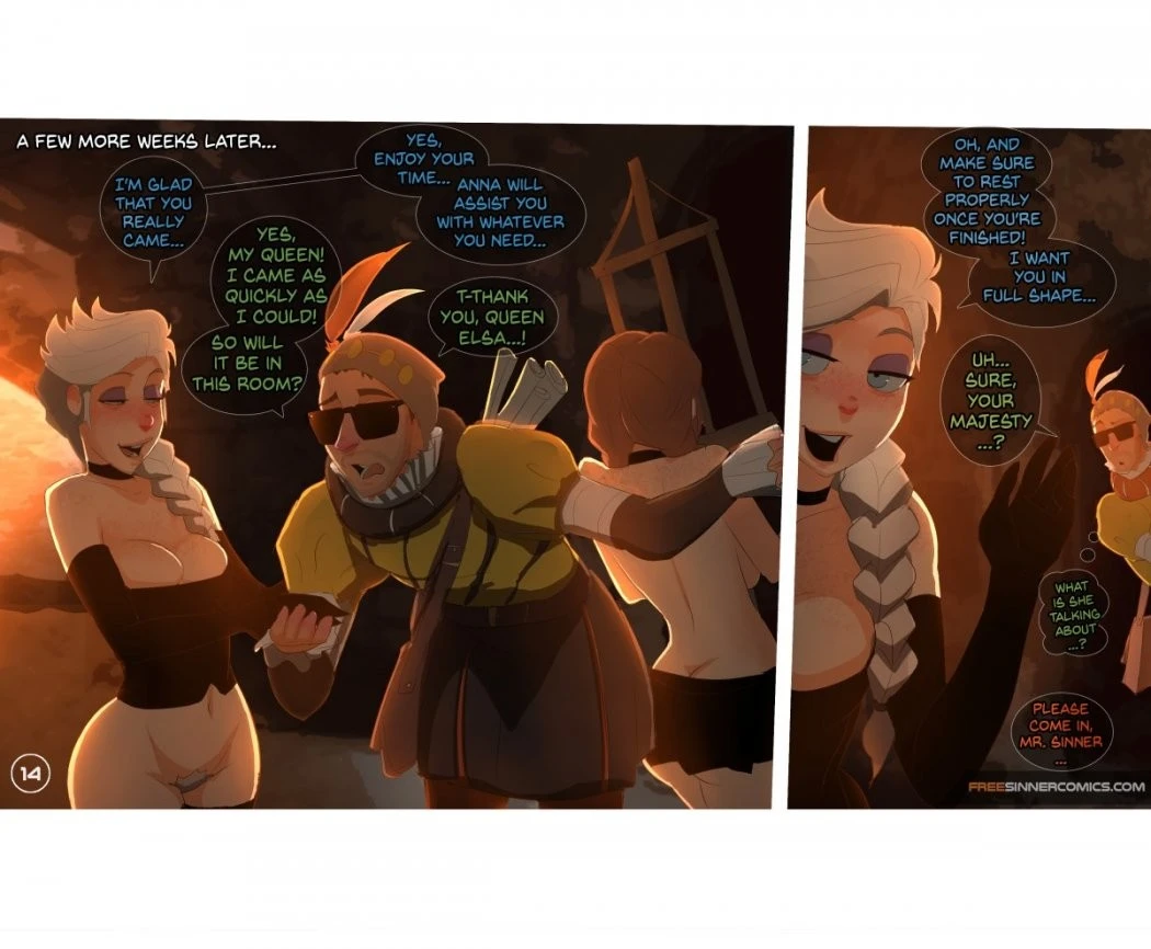 Elsa's Dungeon 3 porn comic picture 14