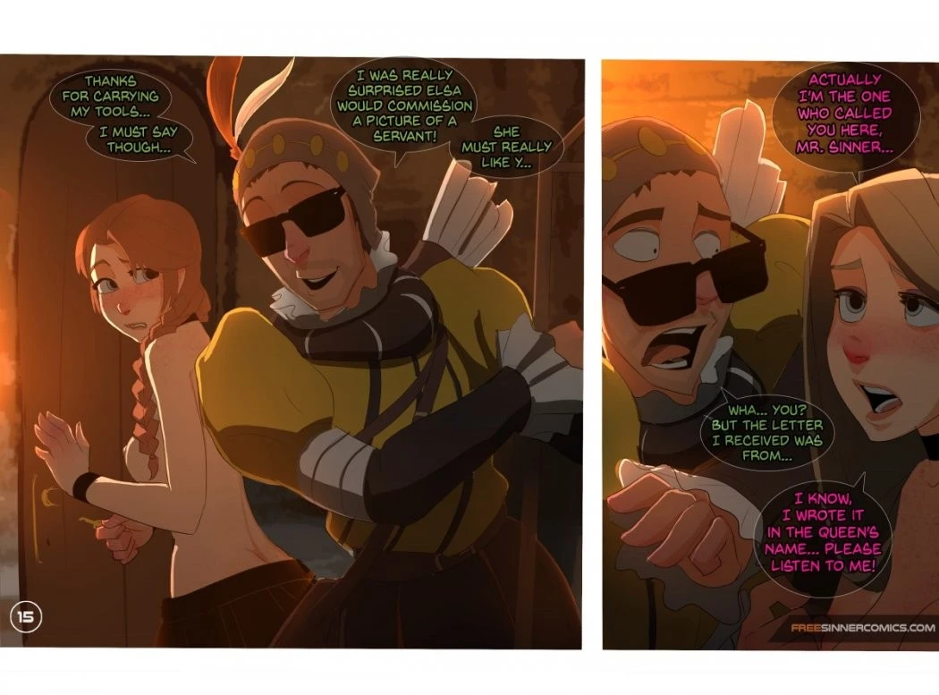 Elsa's Dungeon 3 porn comic picture 15