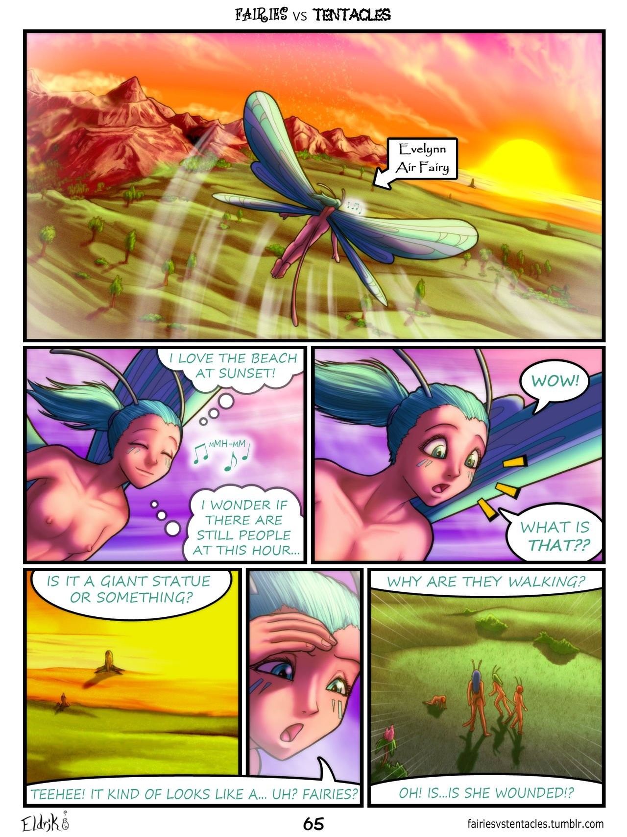 Fairies vs Tentacles 2 porn comic picture 2