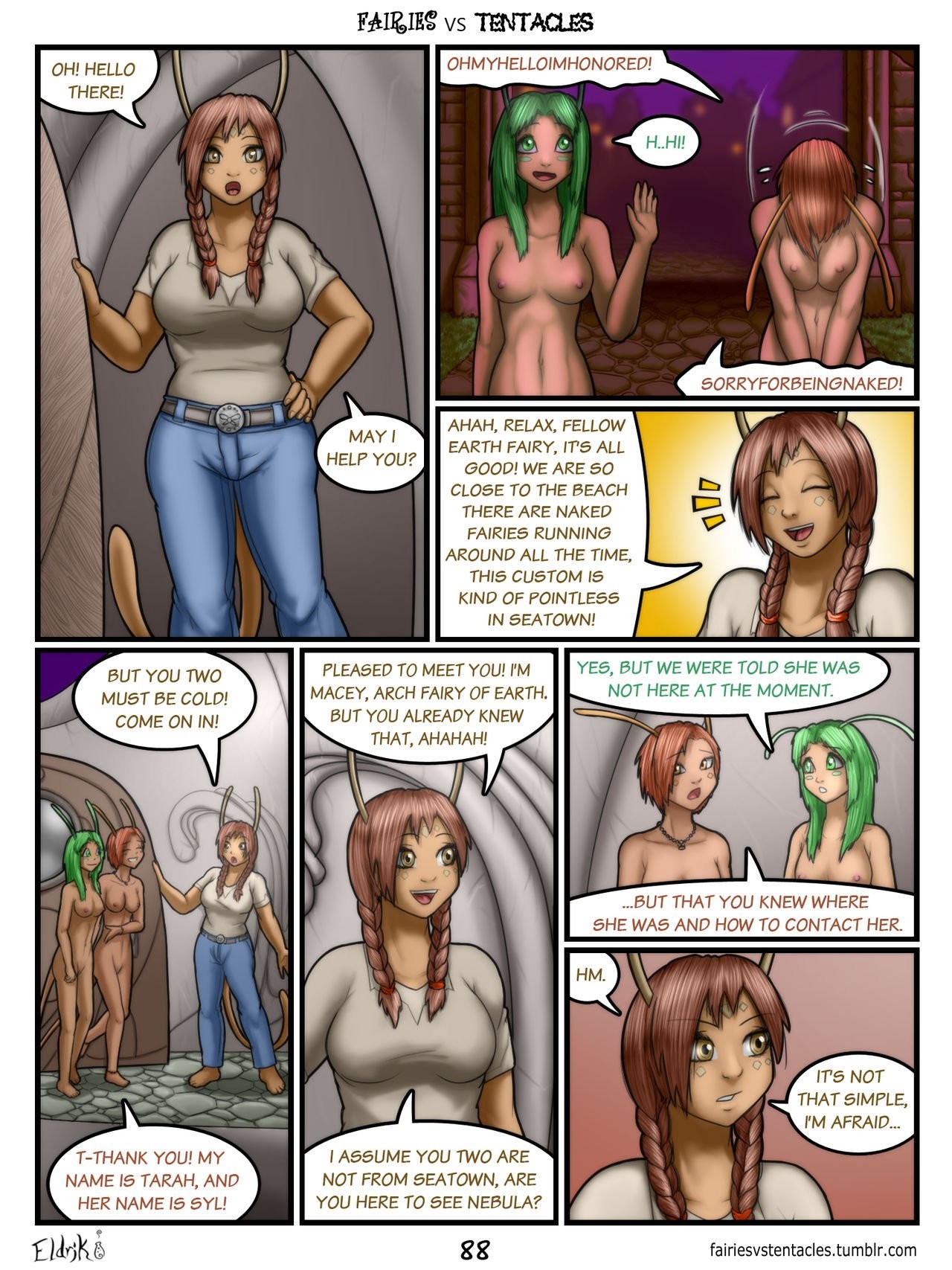 Fairies vs Tentacles 2 porn comic picture 25