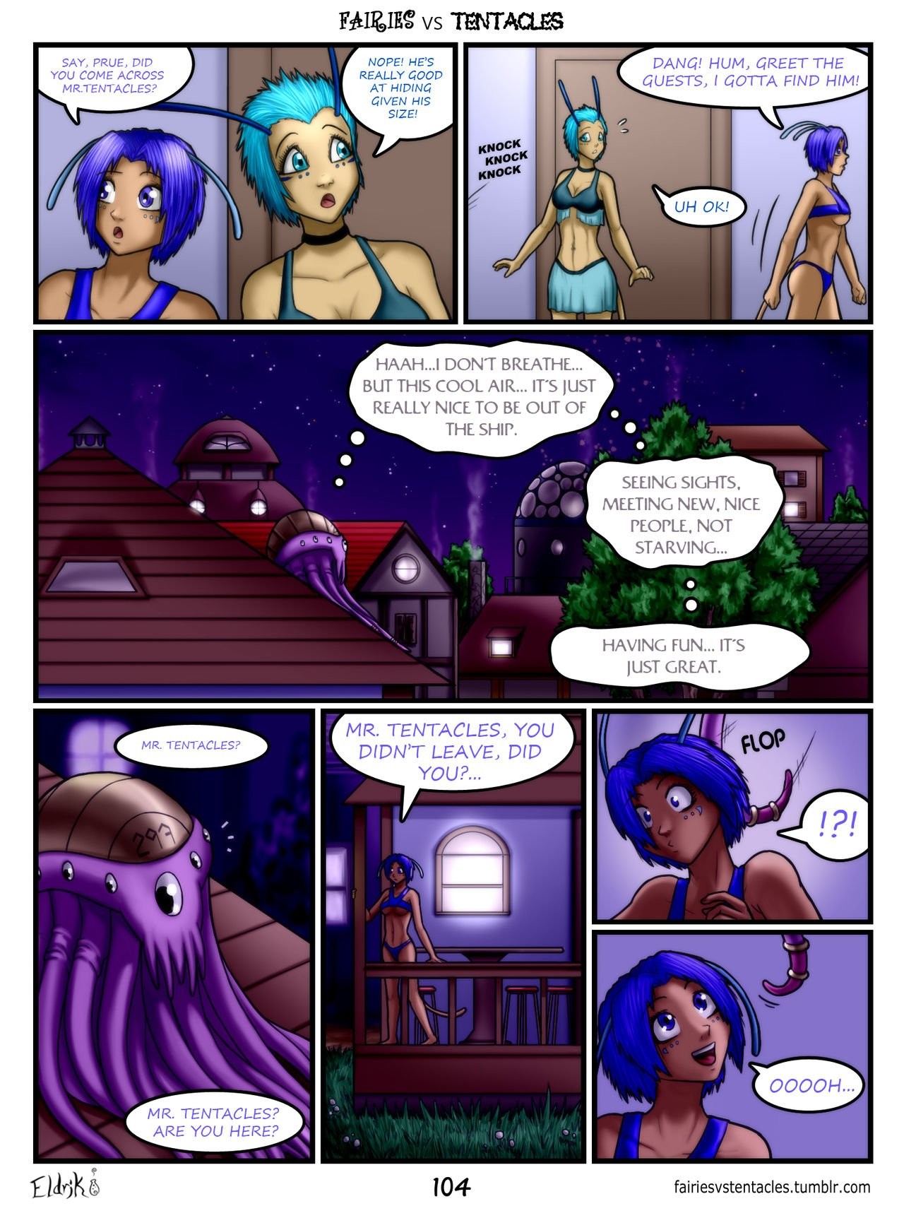 Fairies vs Tentacles 2 porn comic picture 41