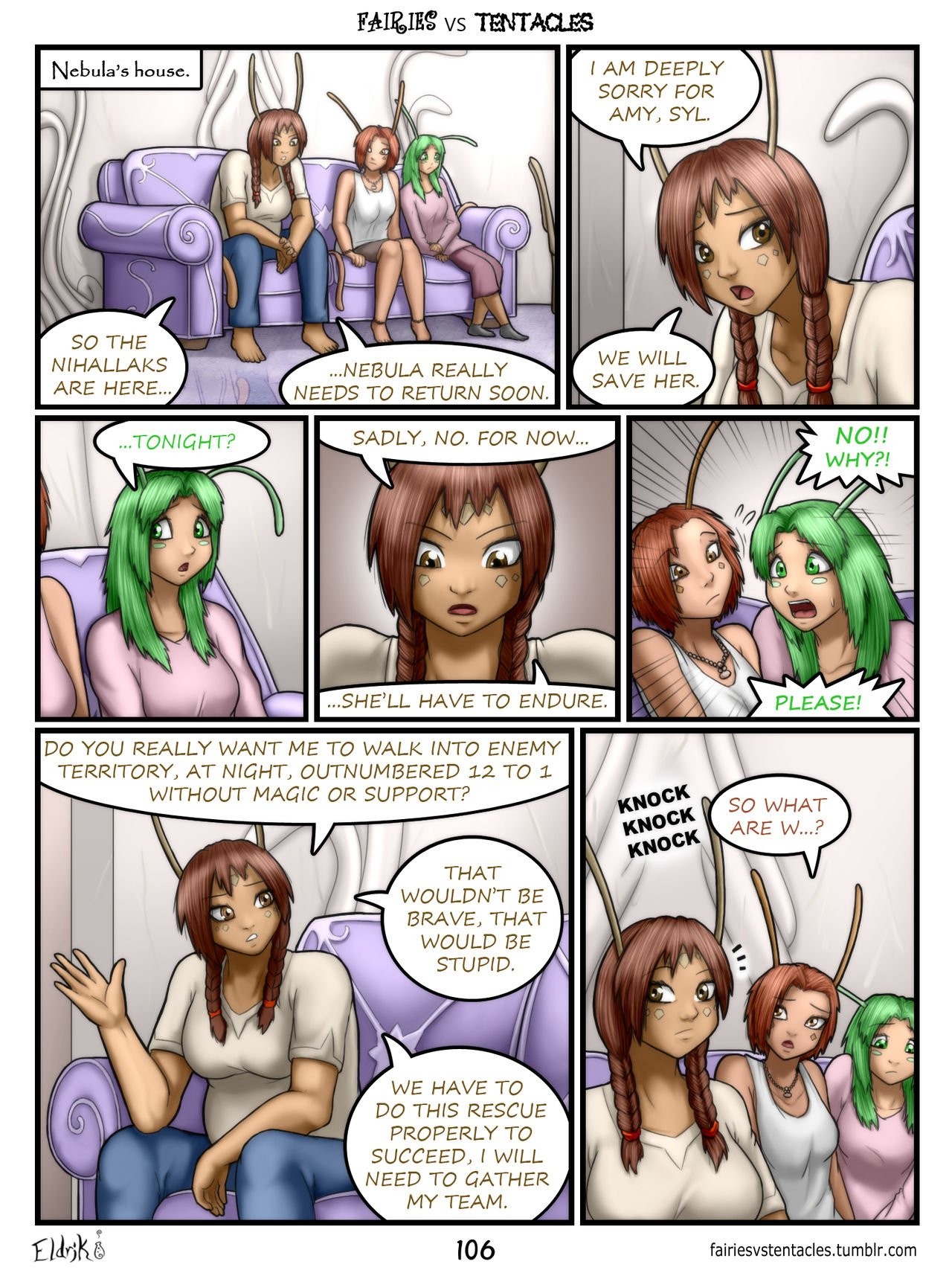 Fairies vs Tentacles 2 porn comic picture 43