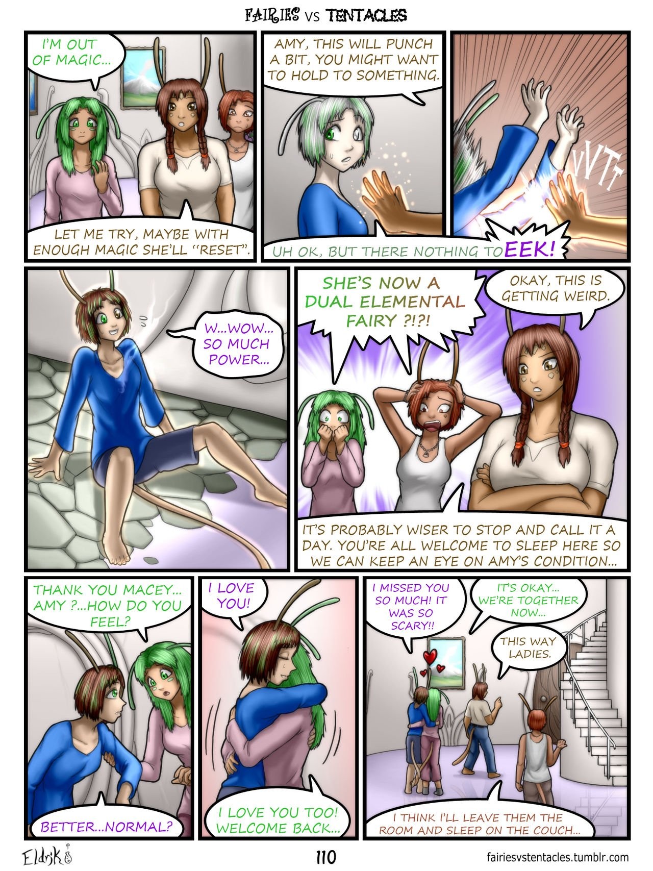 Fairies vs Tentacles 2 porn comic picture 47