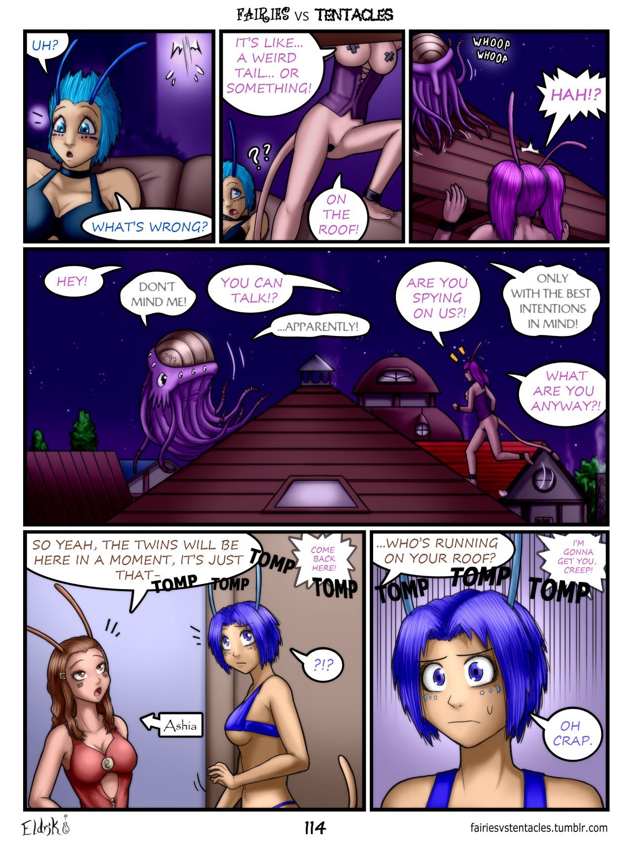 Fairies vs Tentacles 2 porn comic picture 51
