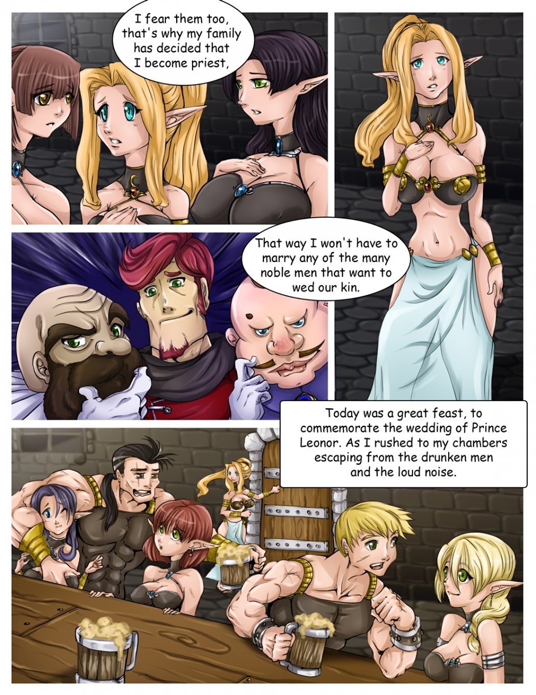 Forbidden Elf porn comic picture 3
