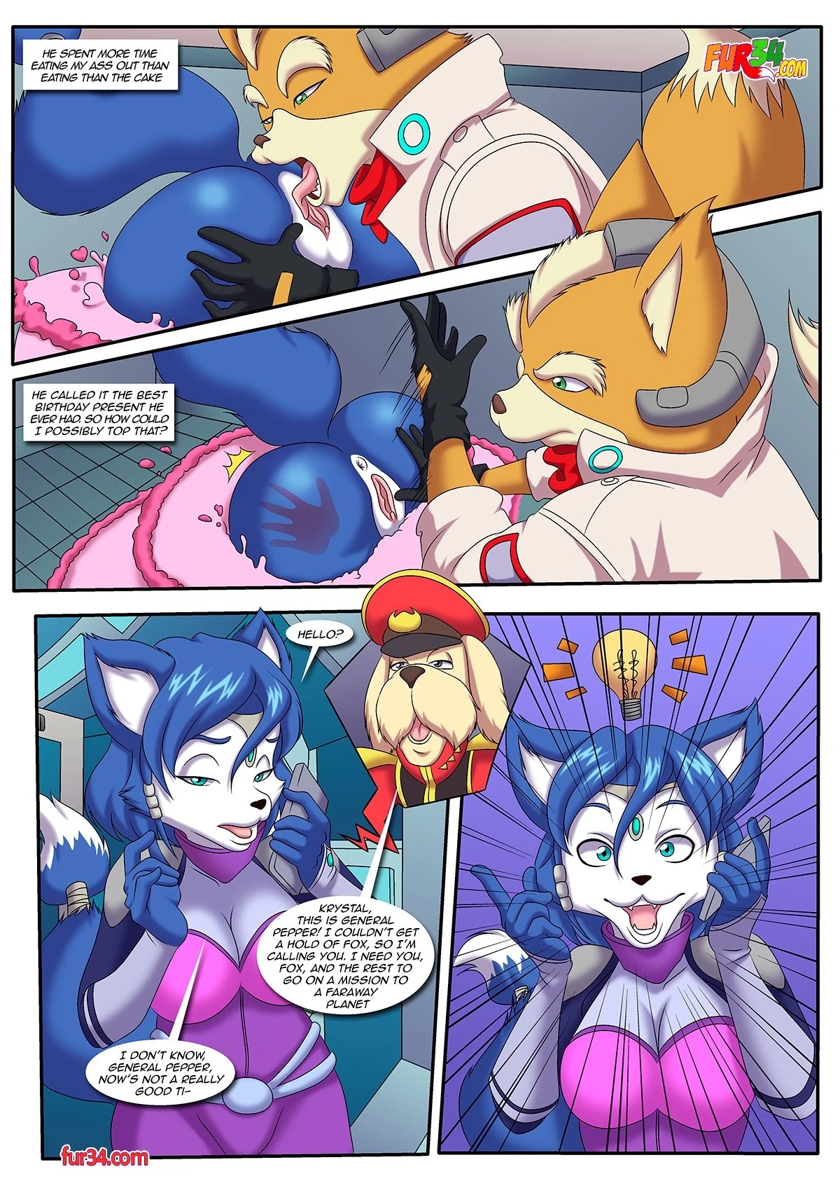 Fox’s Best Birthday Party Ever! porn comic picture 3