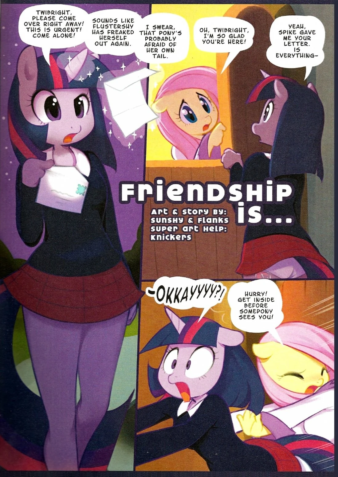 Friendship is.... porn comic picture 1