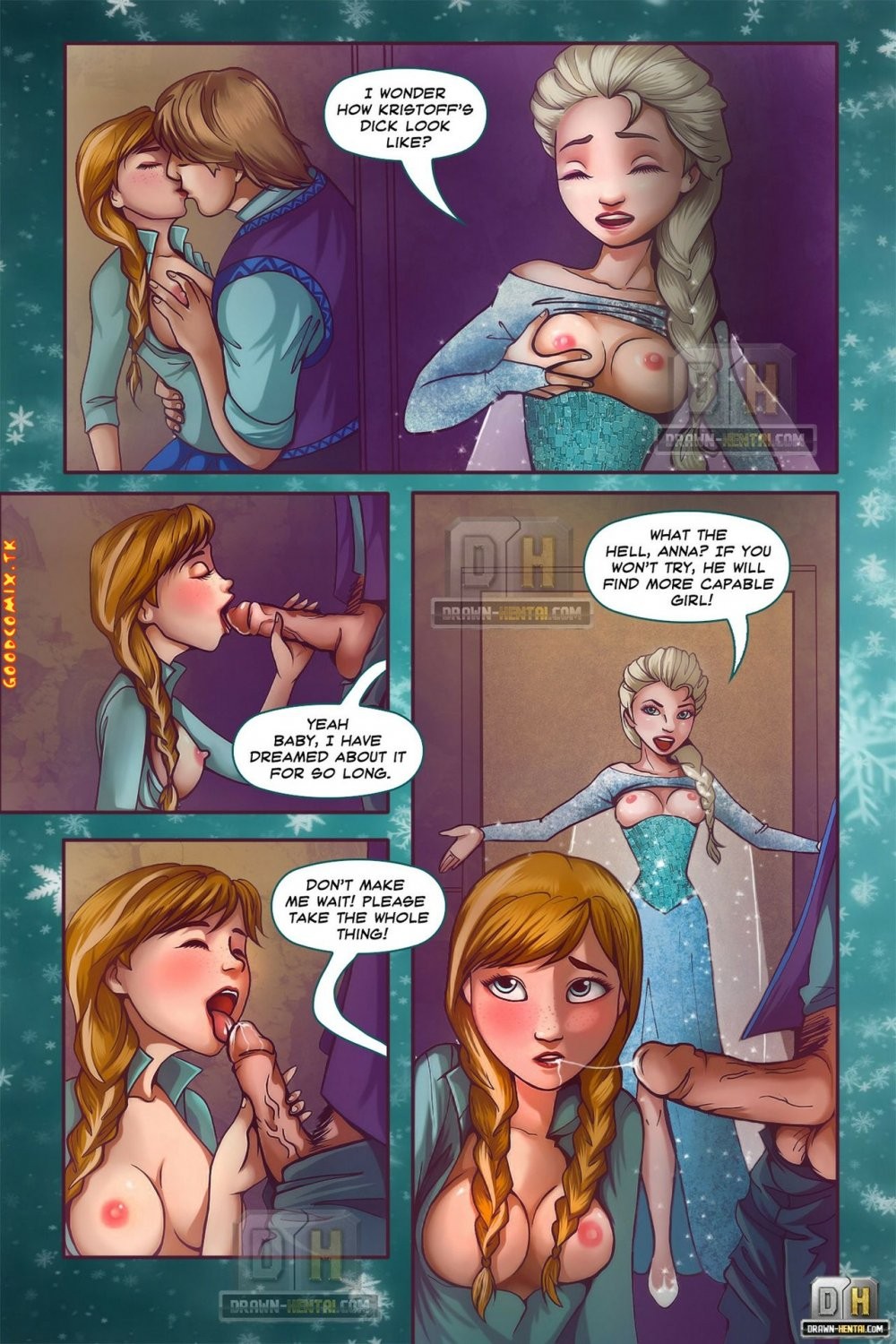 Frozen porn comic picture 2