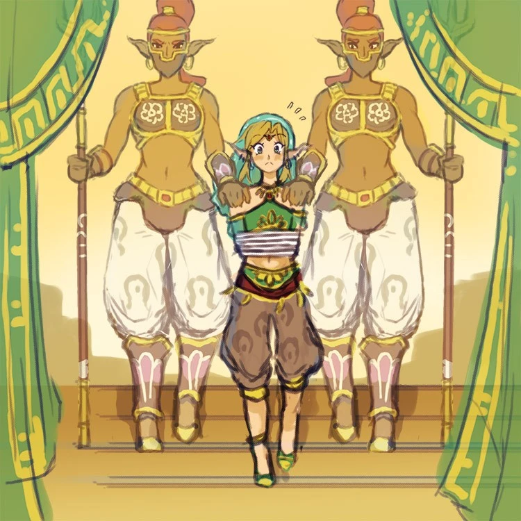 Gerudo Link porn comic picture 3