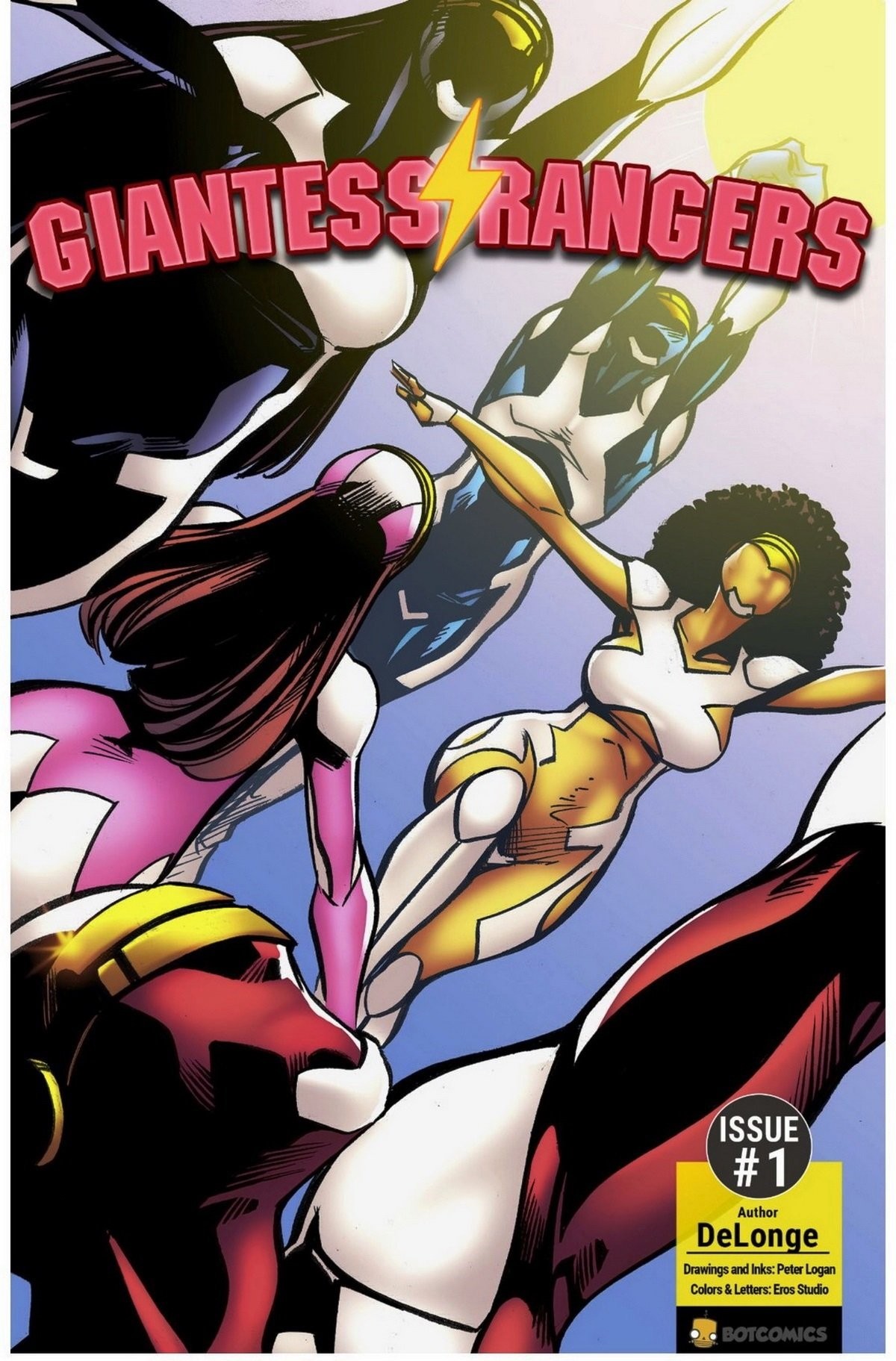 Giantess Rangers porn comic picture 1