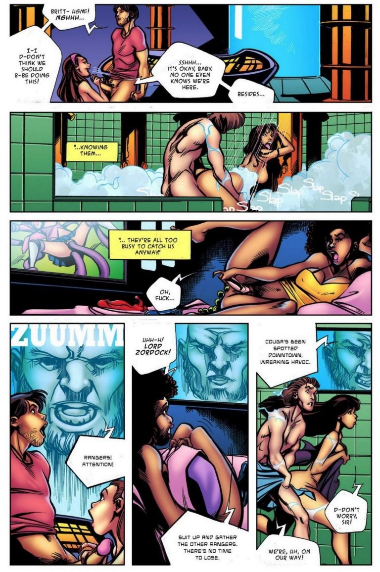 Giantess Rangers porn comic picture 2