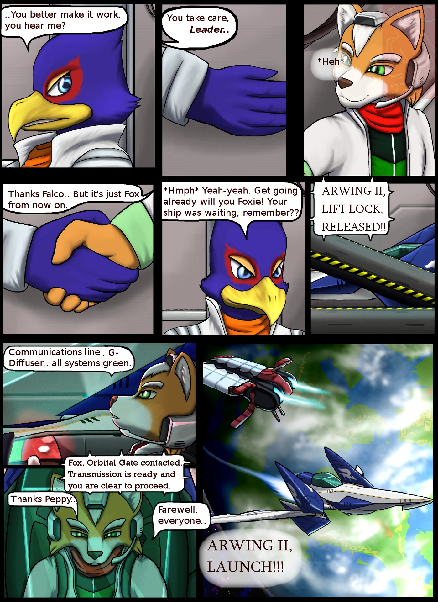 Good Bye Star Fox porn comic picture 3
