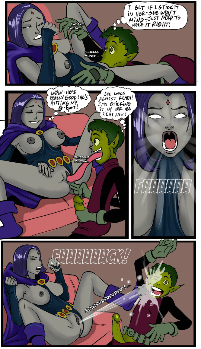 Halloween with BB and Raven porn comic picture 3