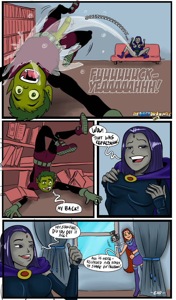 Halloween with BB and Raven porn comic picture 4