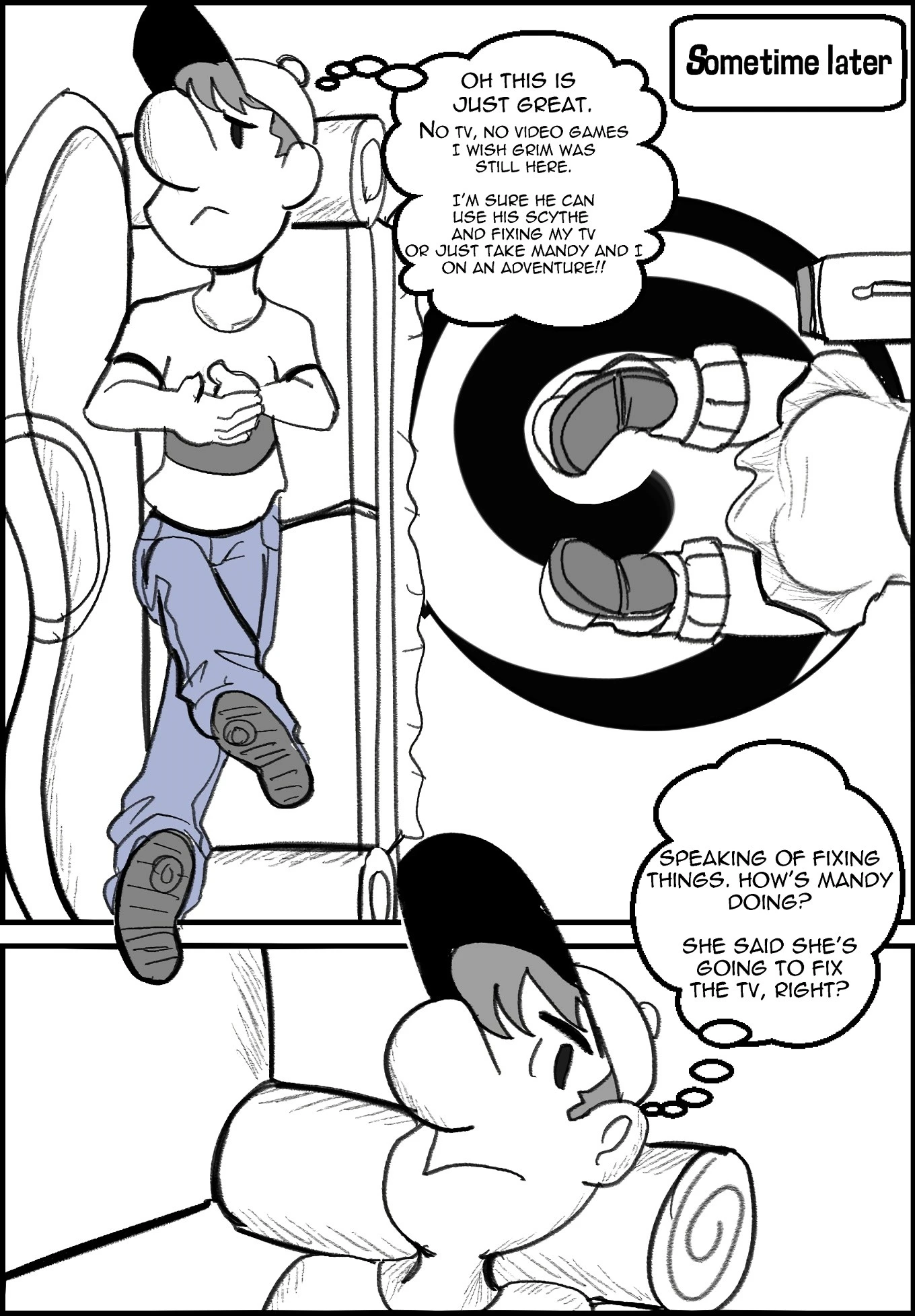 Handy Mandy porn comic picture 9