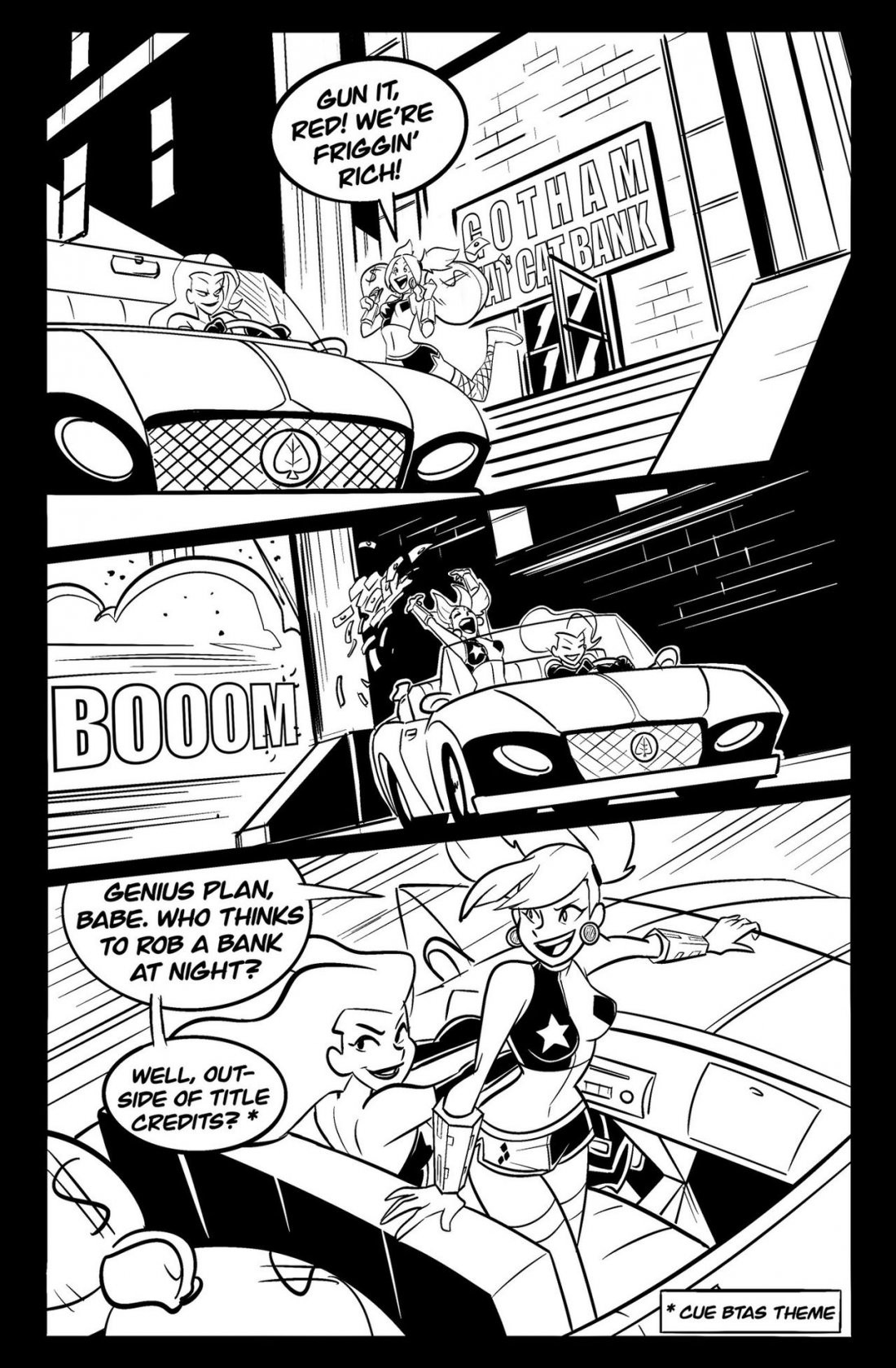 Harley/Ivy: Getaway porn comic picture 1