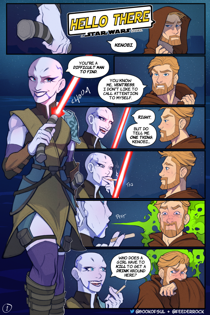 Jedi Cartoon Porn - Hello There A Star Wars Story Porn comic, Rule 34 comic, Cartoon porn comic  - GOLDENCOMICS