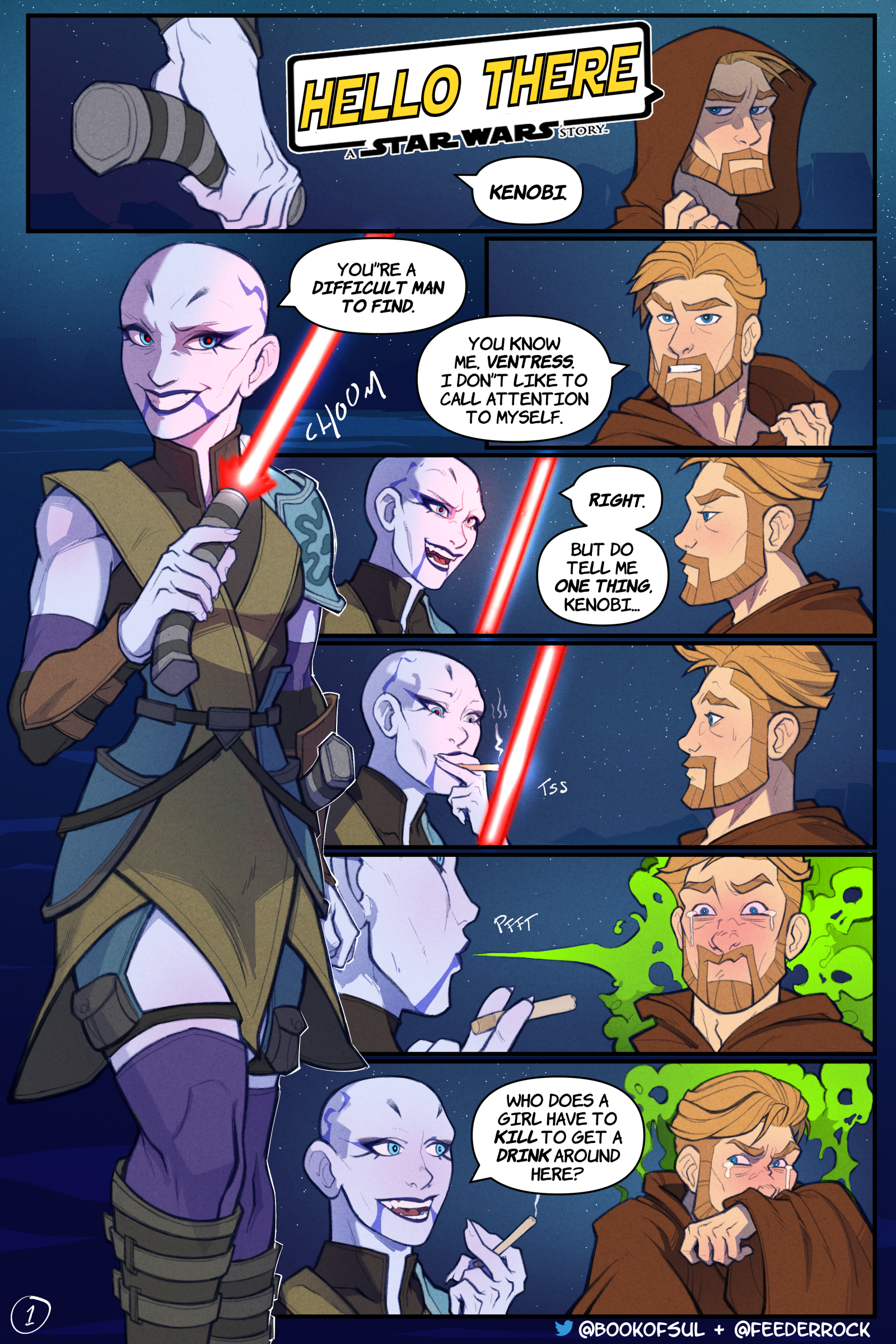 Hello There A Star Wars Story porn comic picture 1