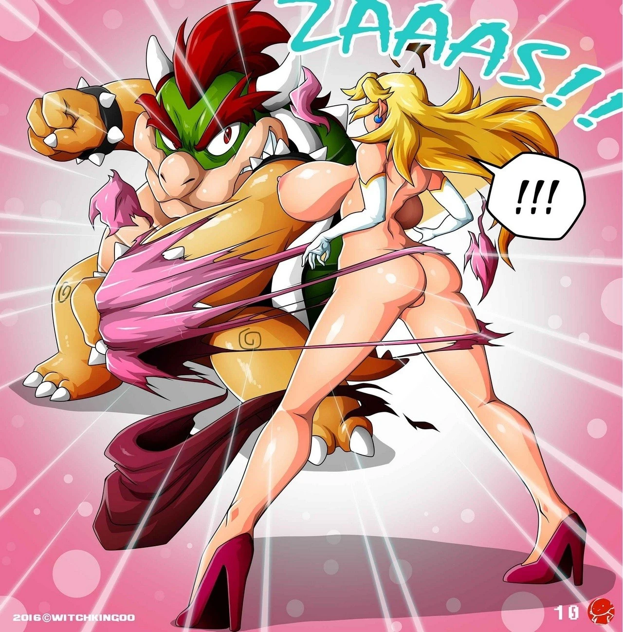 Help Me Mario! The Prequel porn comic picture 10