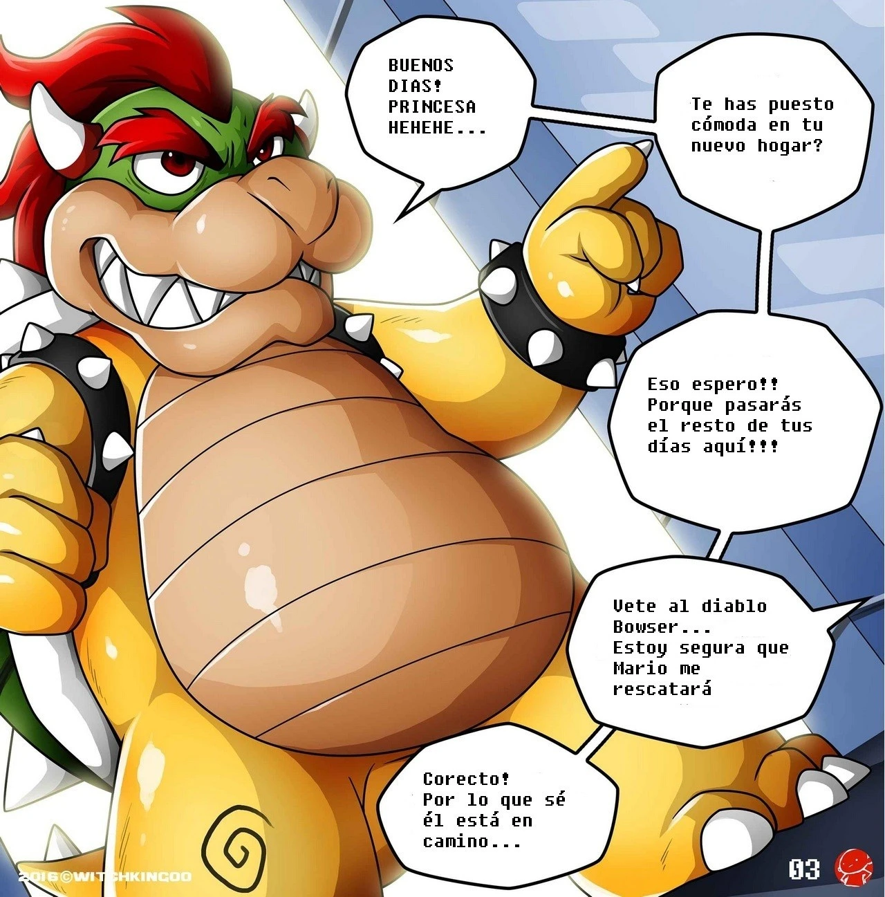 Help Me Mario! The Prequel porn comic picture 3