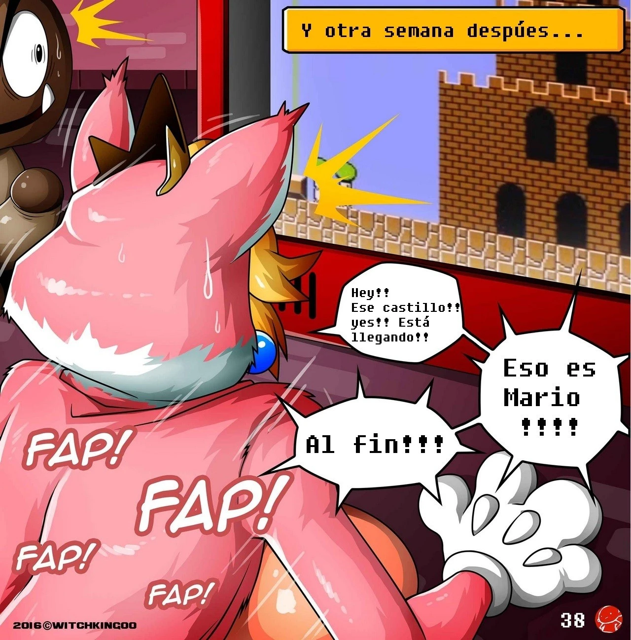 Help Me Mario! The Prequel porn comic picture 38