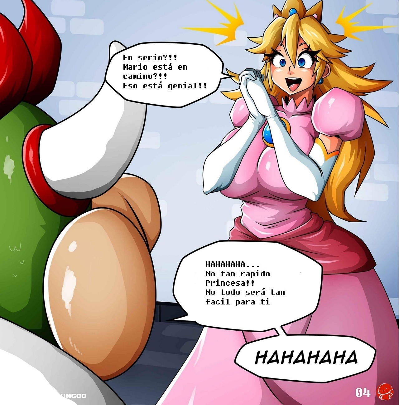 Help Me Mario! The Prequel porn comic picture 4