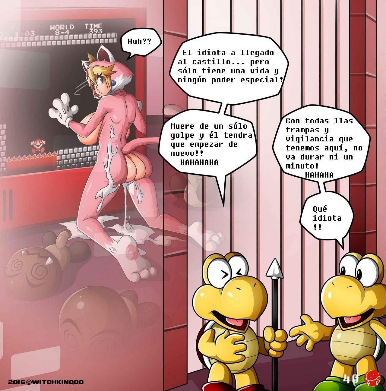 Help Me Mario! The Prequel porn comic picture 40
