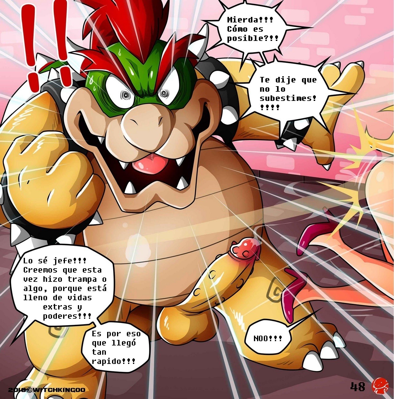 Help Me Mario! The Prequel porn comic picture 49