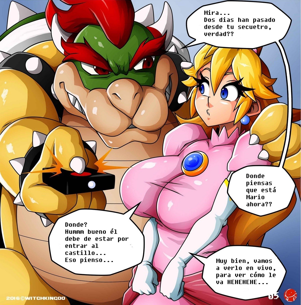 Help Me Mario! The Prequel porn comic picture 5