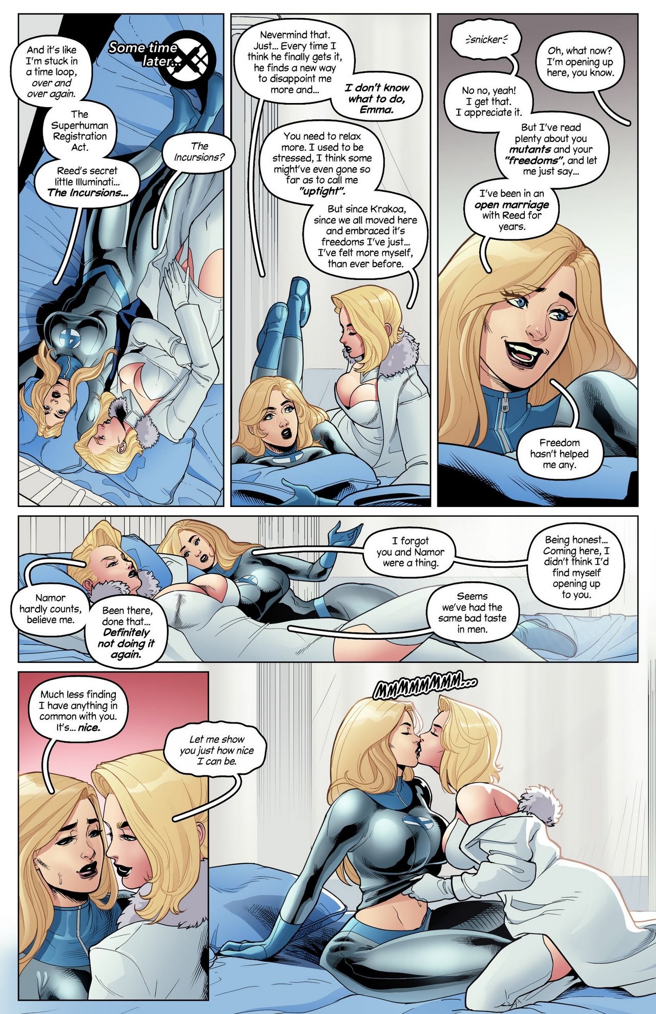 House of XXX - Frost + Storm porn comic picture 4