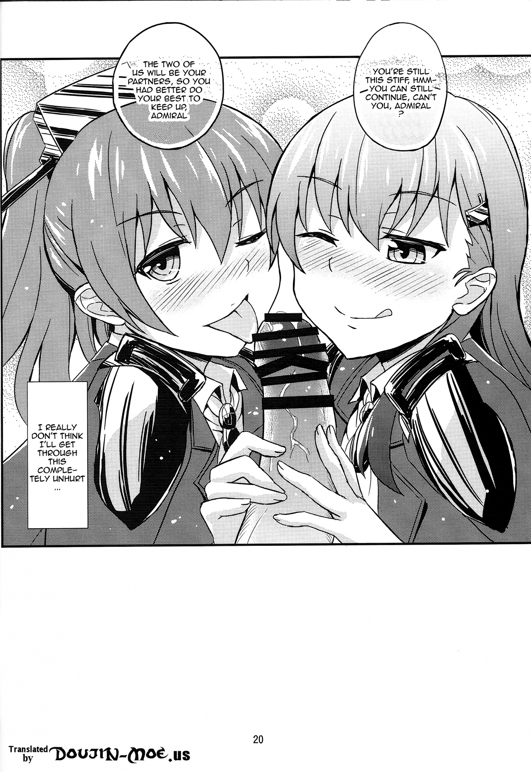 I Want to be Stuck Between Suzuya and Kumano! hentai manga picture 19