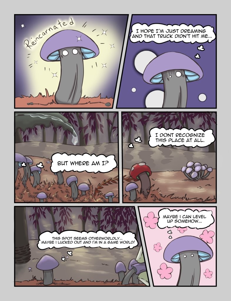 I was reincarnated as a mushroom! porn comic picture 3