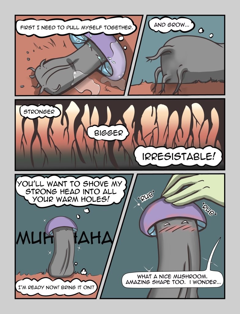 I was reincarnated as a mushroom! porn comic picture 6