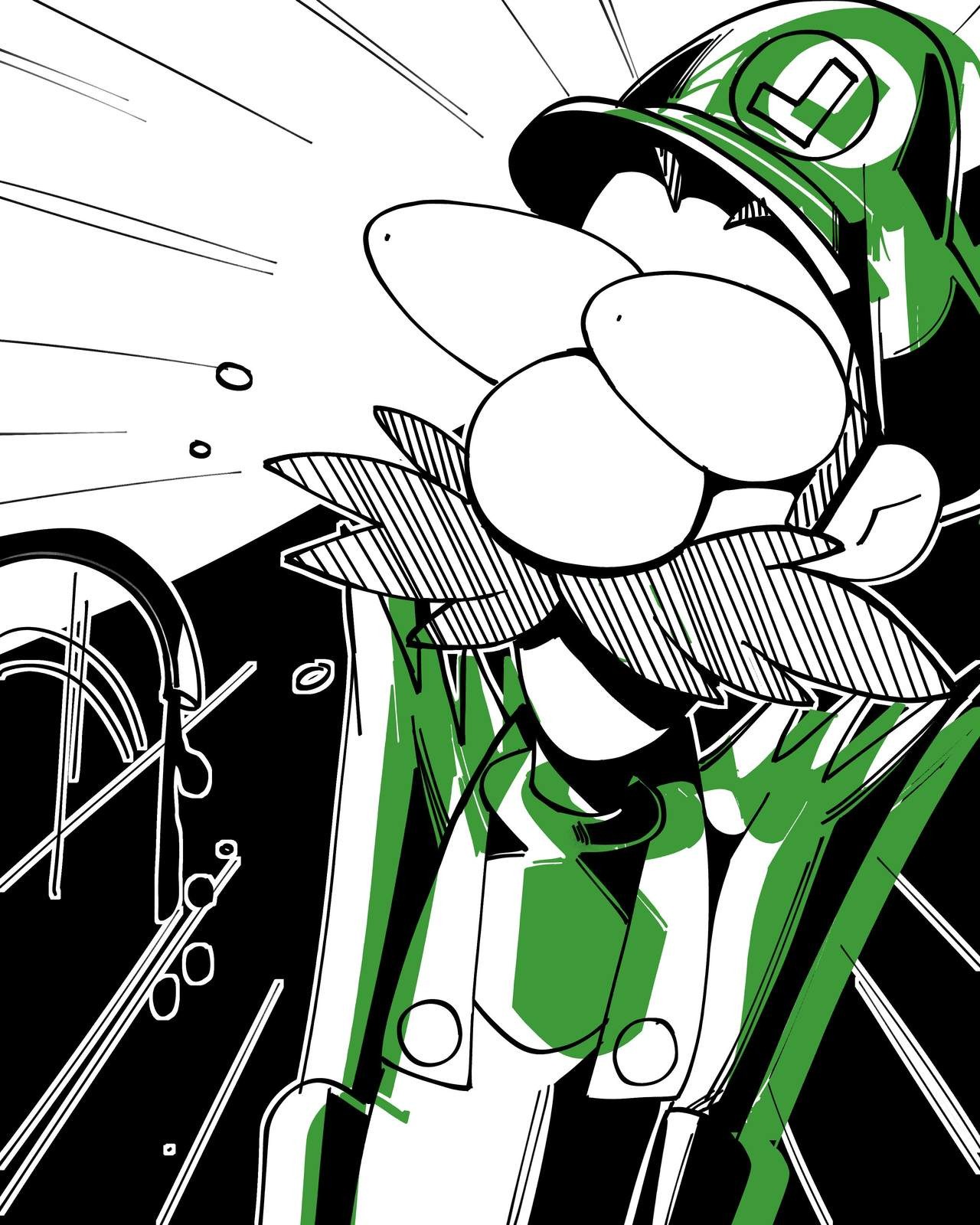 Inktober 2 - Luigi's Mansion hentai manga picture 104