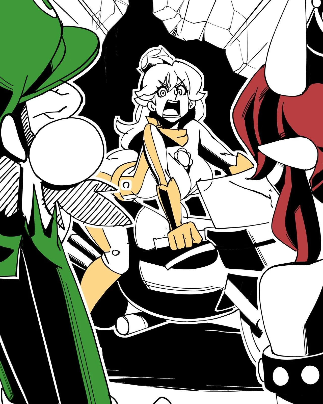 Inktober 2 - Luigi's Mansion hentai manga picture 107