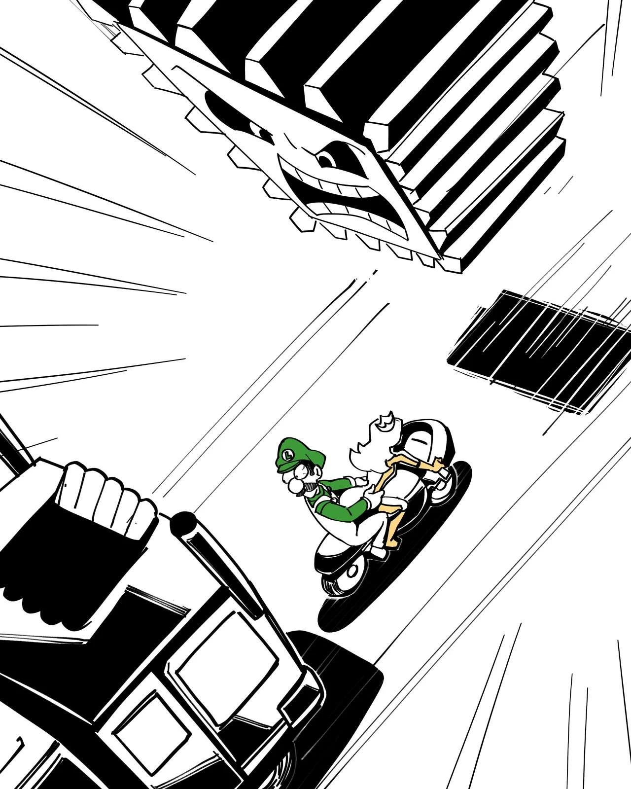 Inktober 2 - Luigi's Mansion hentai manga picture 111