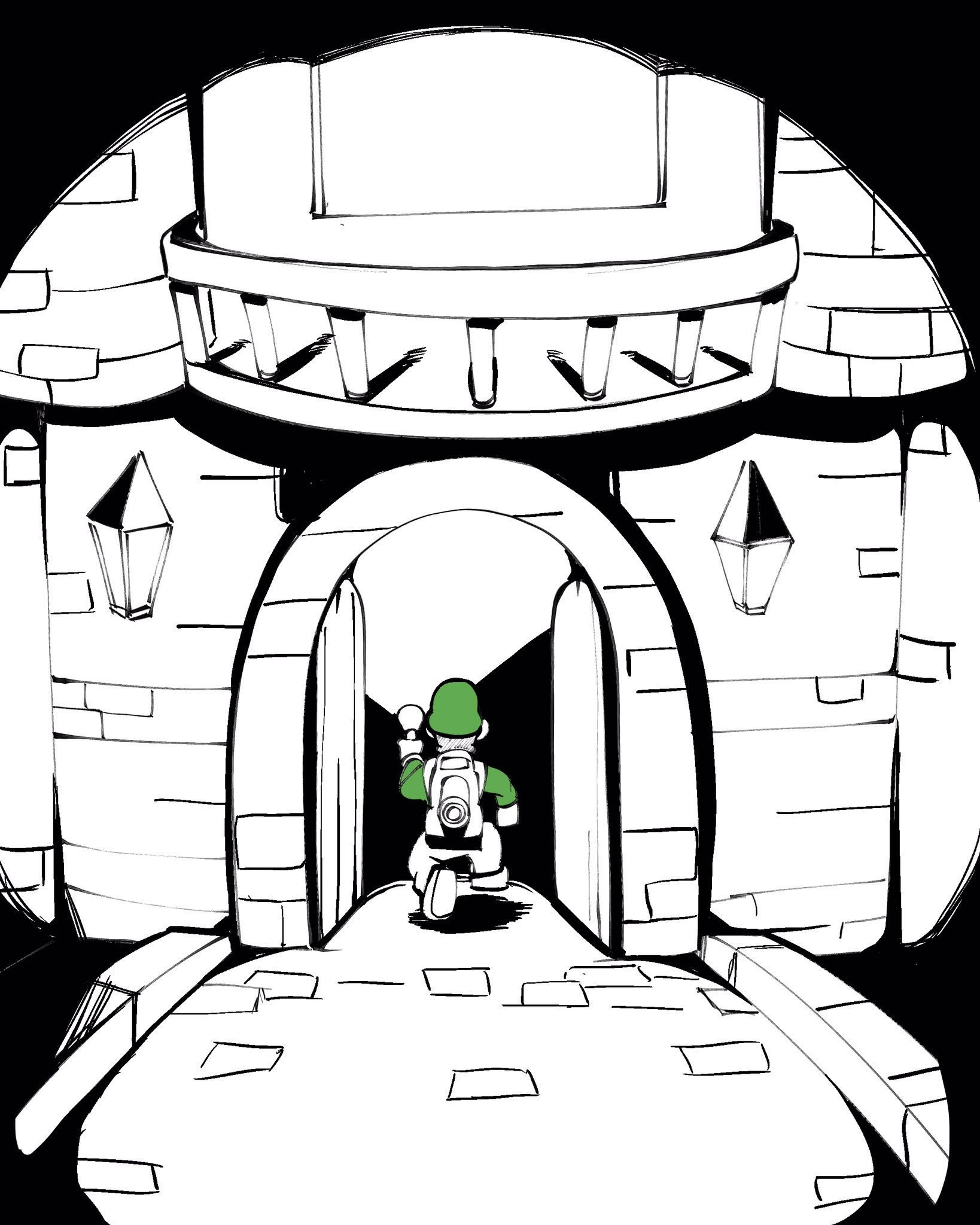 Inktober 2 - Luigi's Mansion hentai manga picture 23