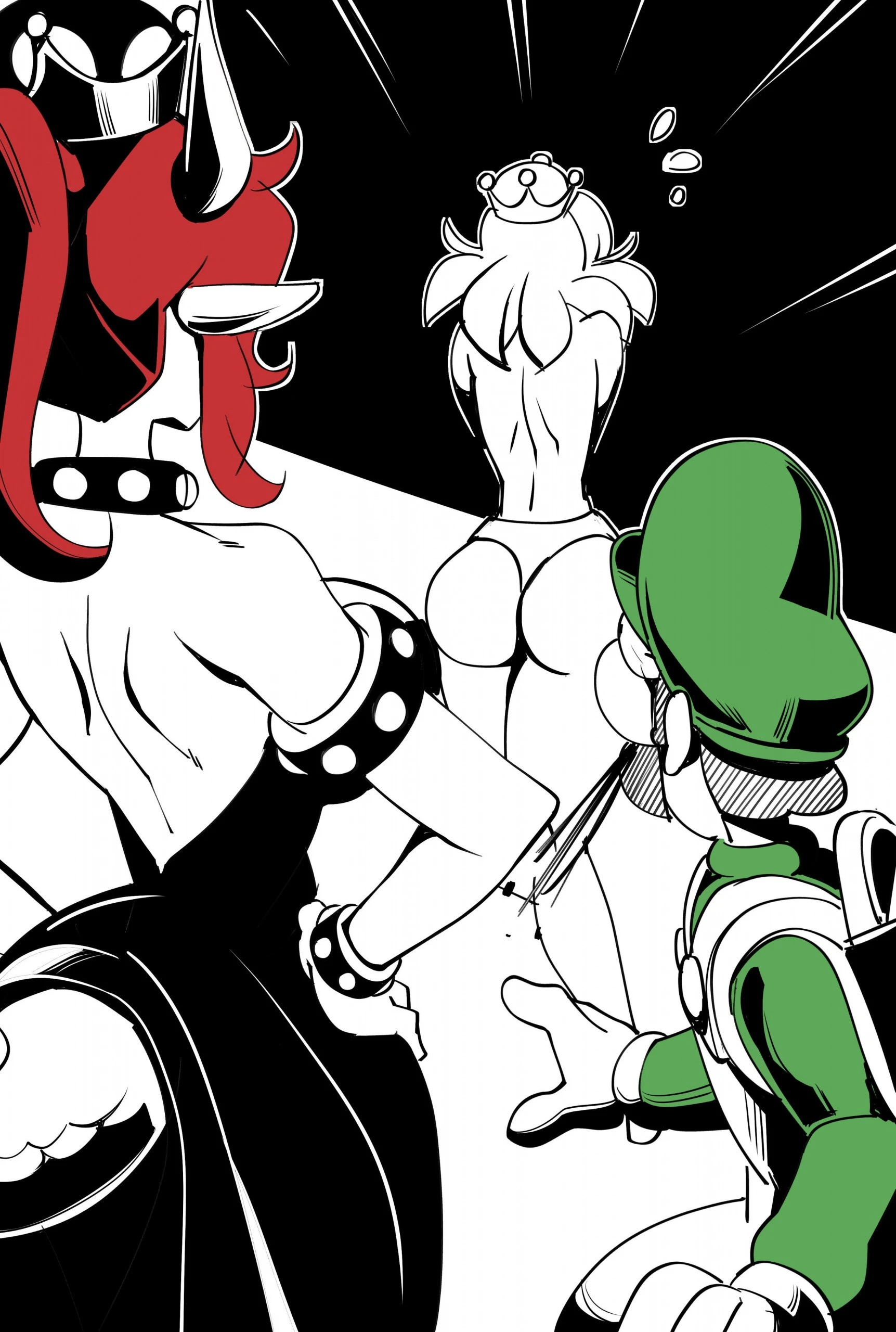 Inktober 2 - Luigi's Mansion hentai manga picture 52