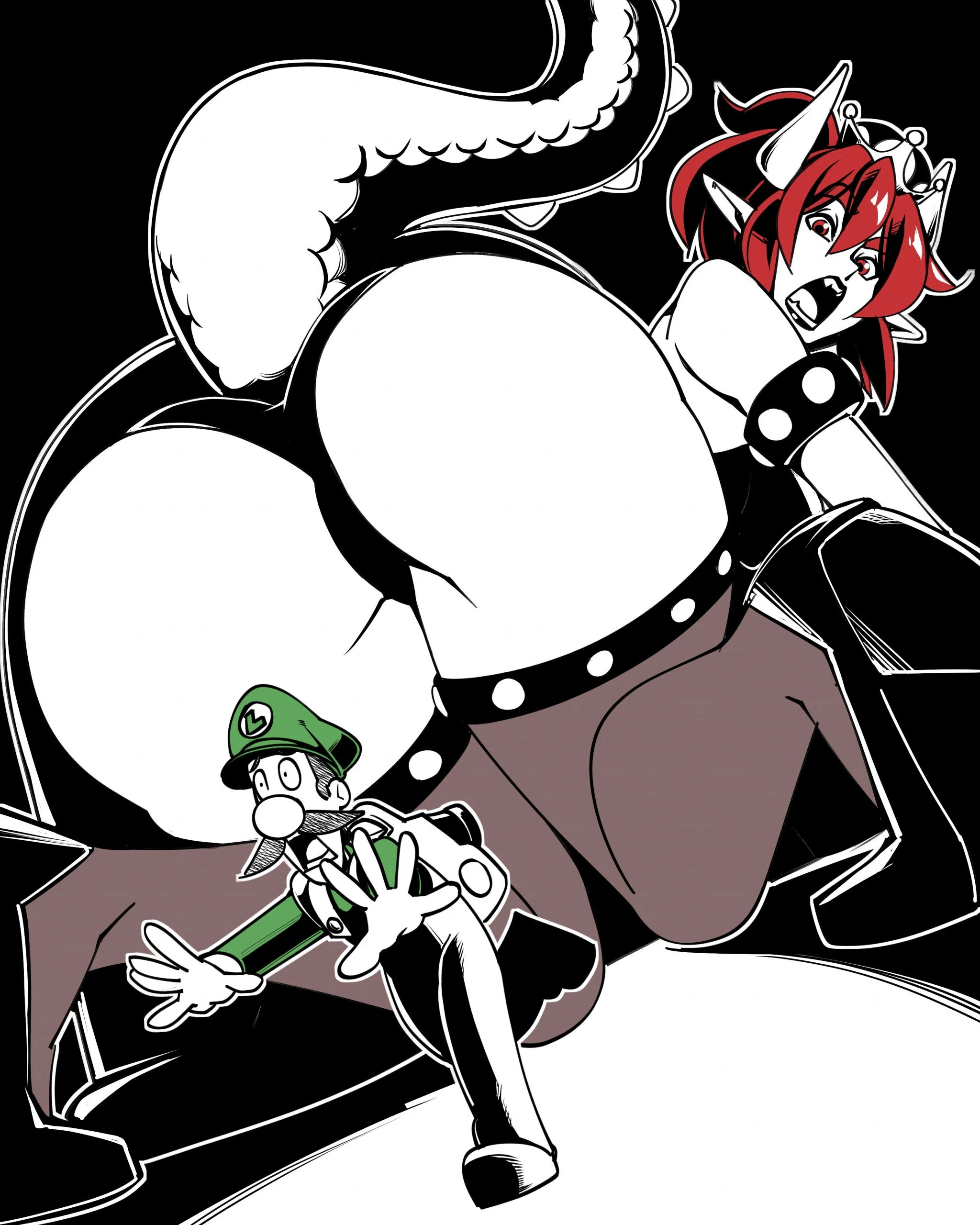 Inktober 2 - Luigi's Mansion hentai manga picture 56