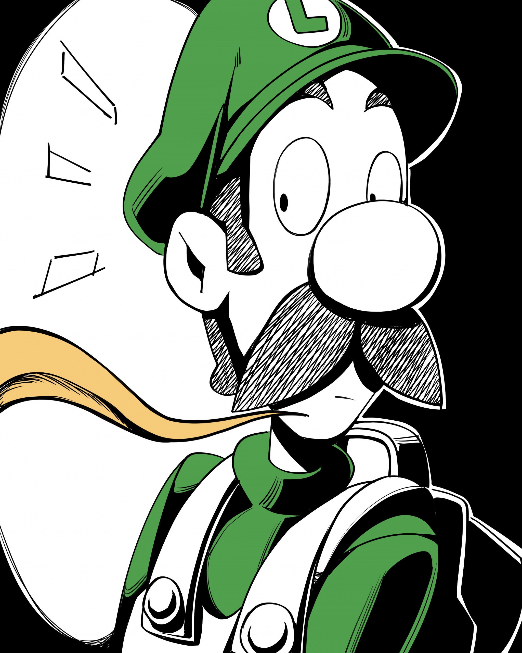 Inktober 2 - Luigi's Mansion hentai manga picture 58