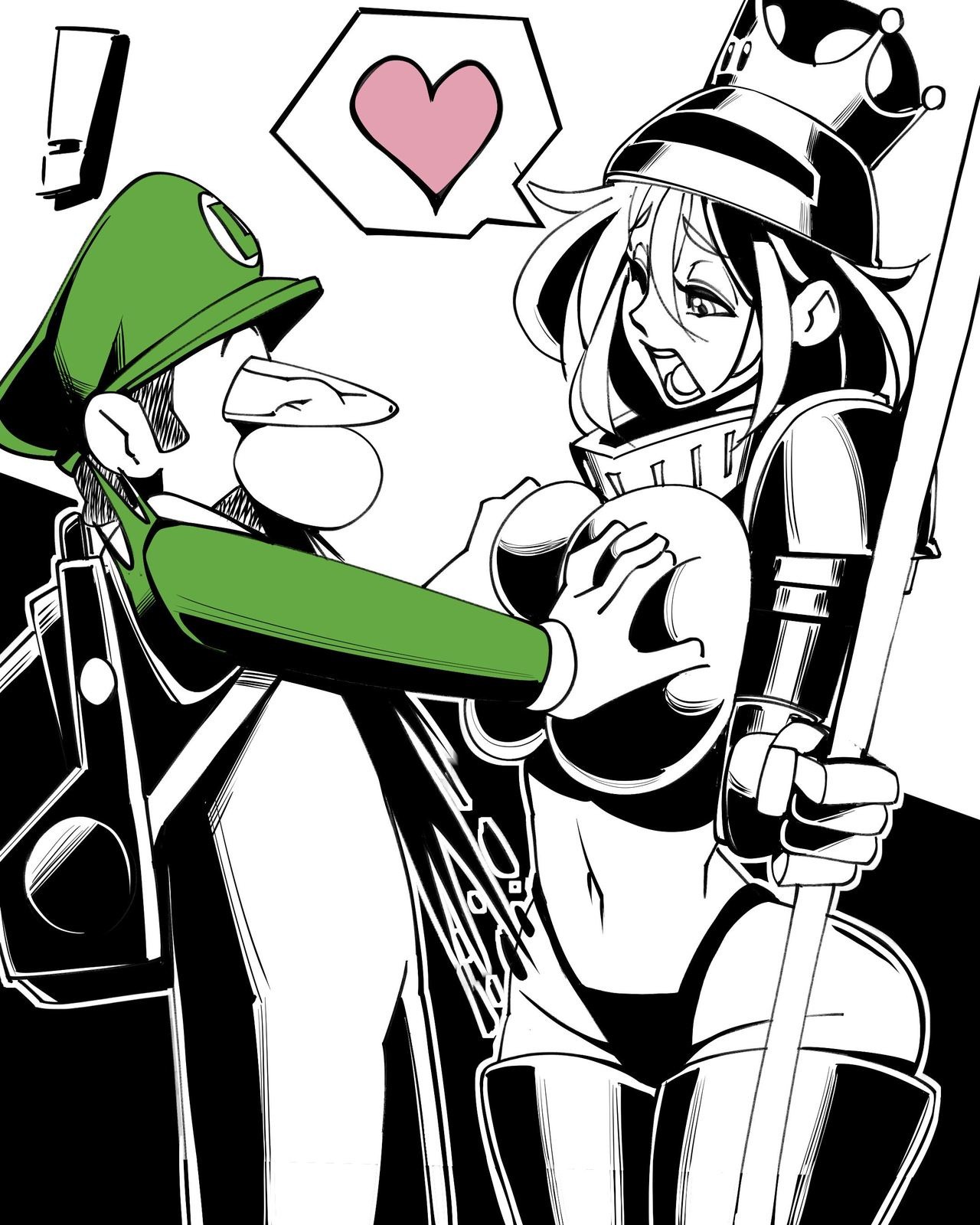 Inktober 2 - Luigi's Mansion hentai manga picture 66