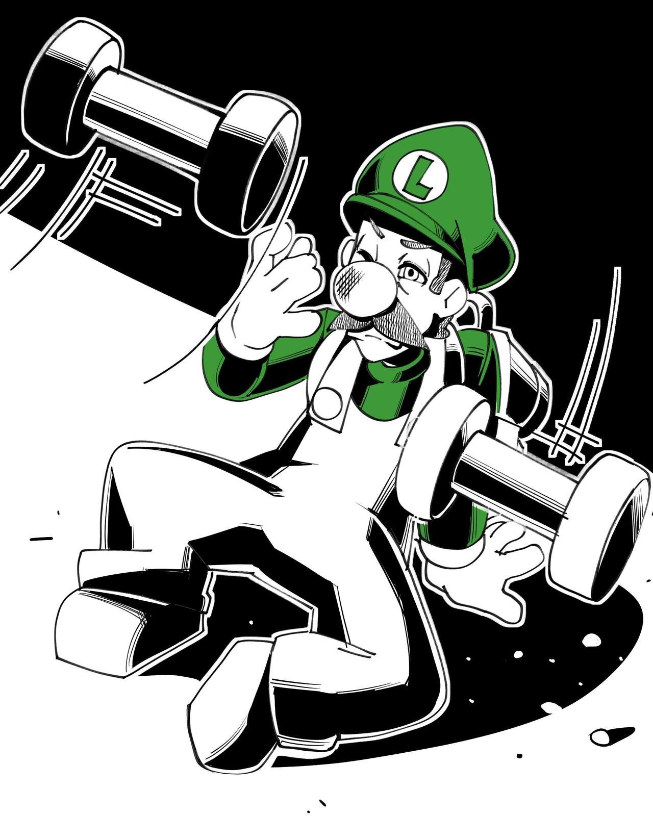Inktober 2 - Luigi's Mansion hentai manga picture 69
