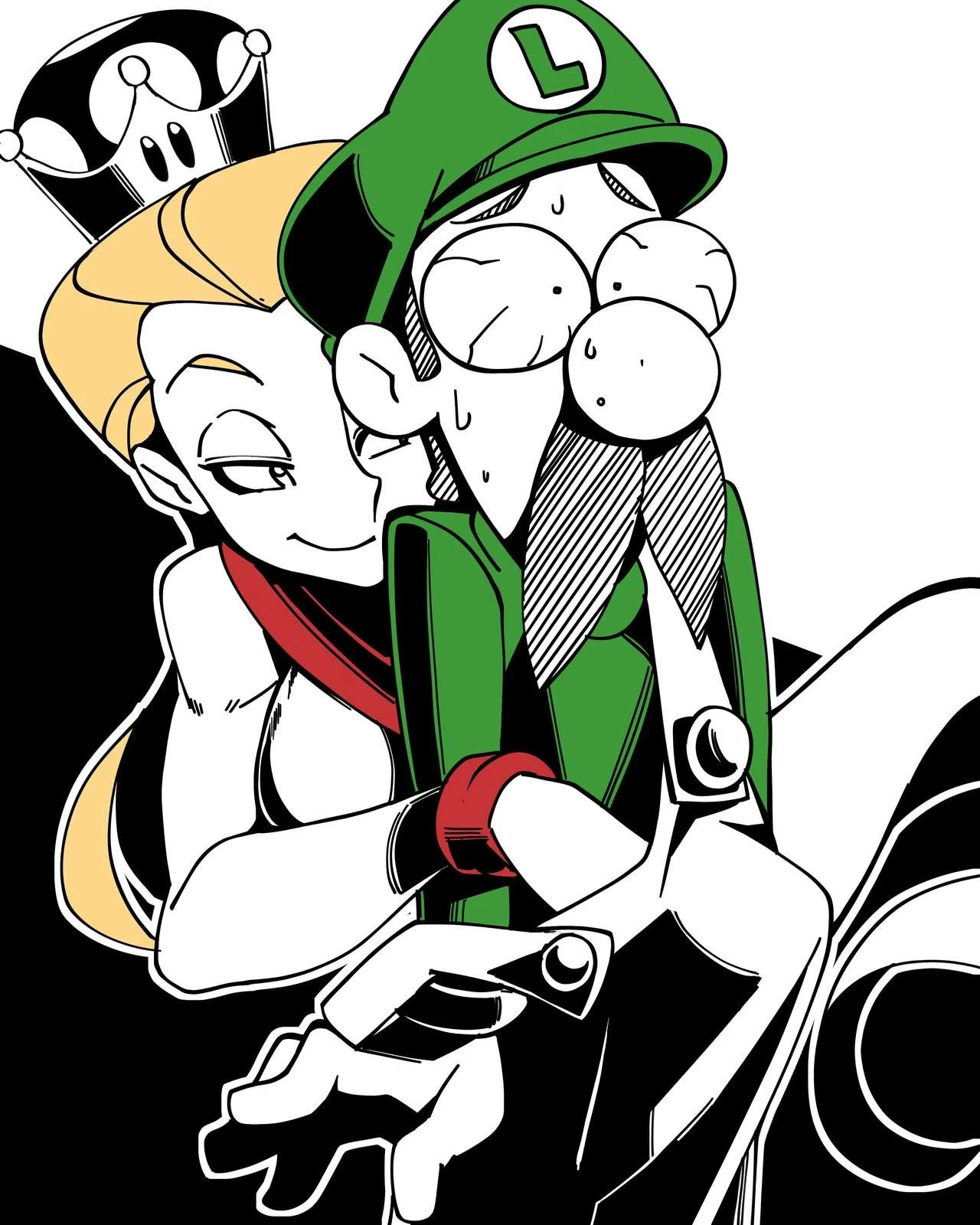 Inktober 2 - Luigi's Mansion hentai manga picture 72
