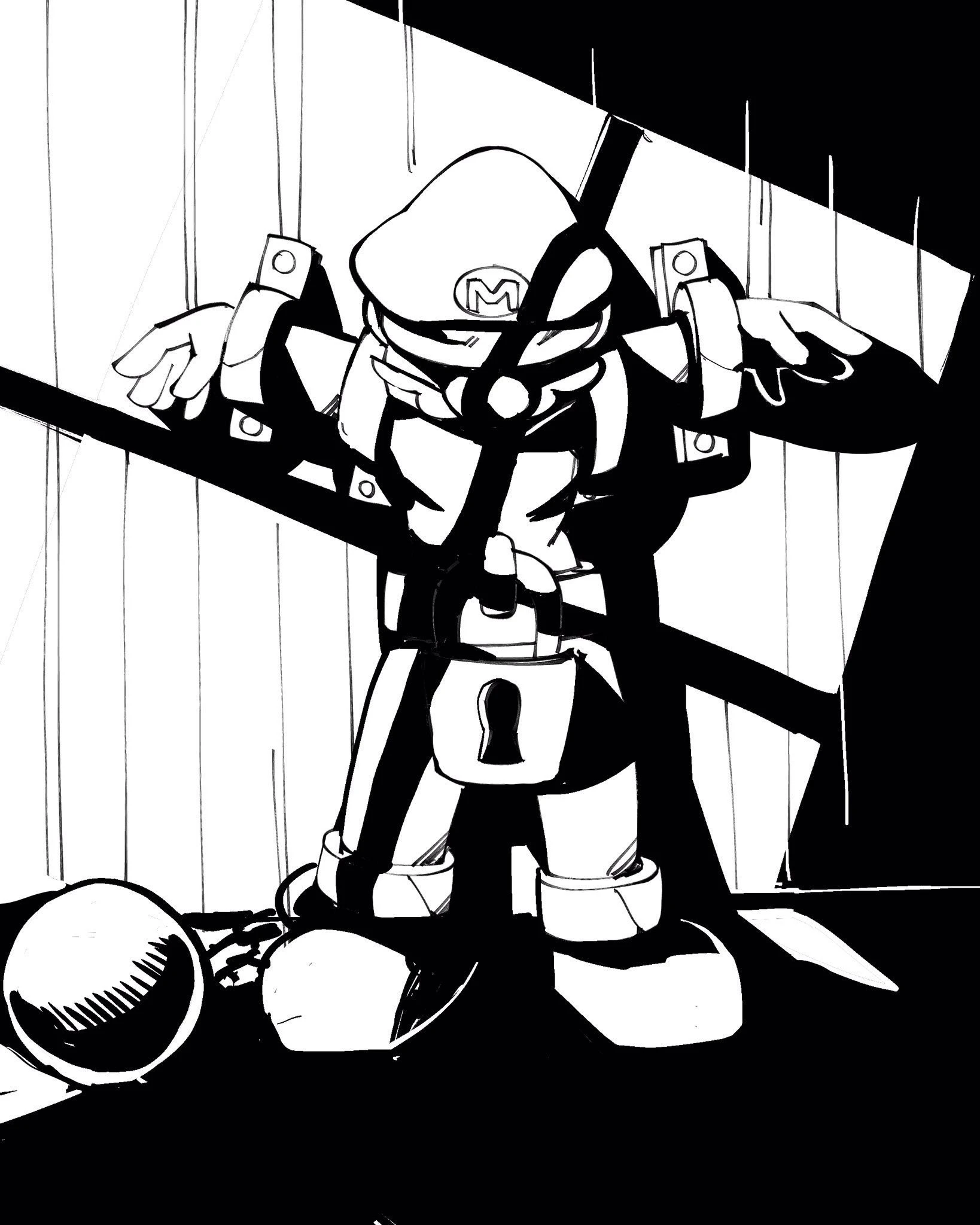 Inktober 2 - Luigi's Mansion hentai manga picture 8