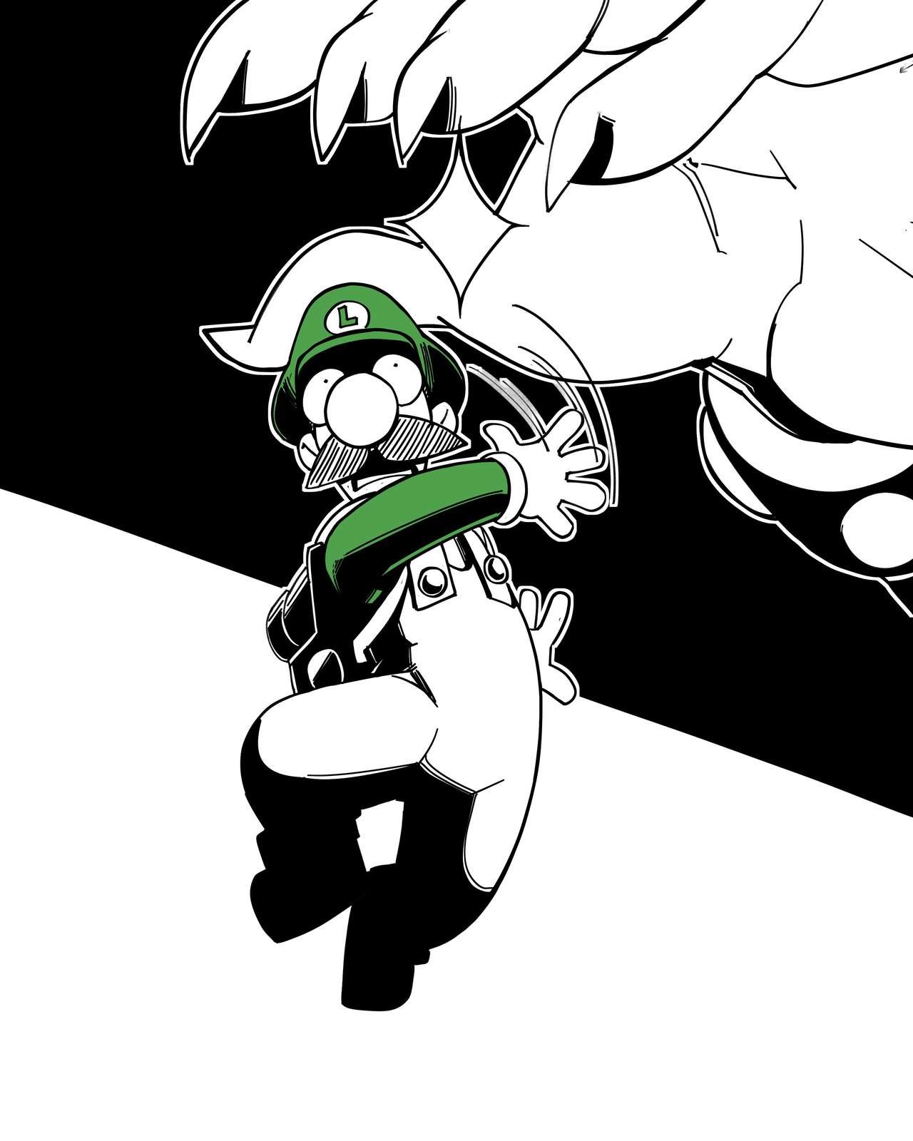 Inktober 2 - Luigi's Mansion hentai manga picture 80