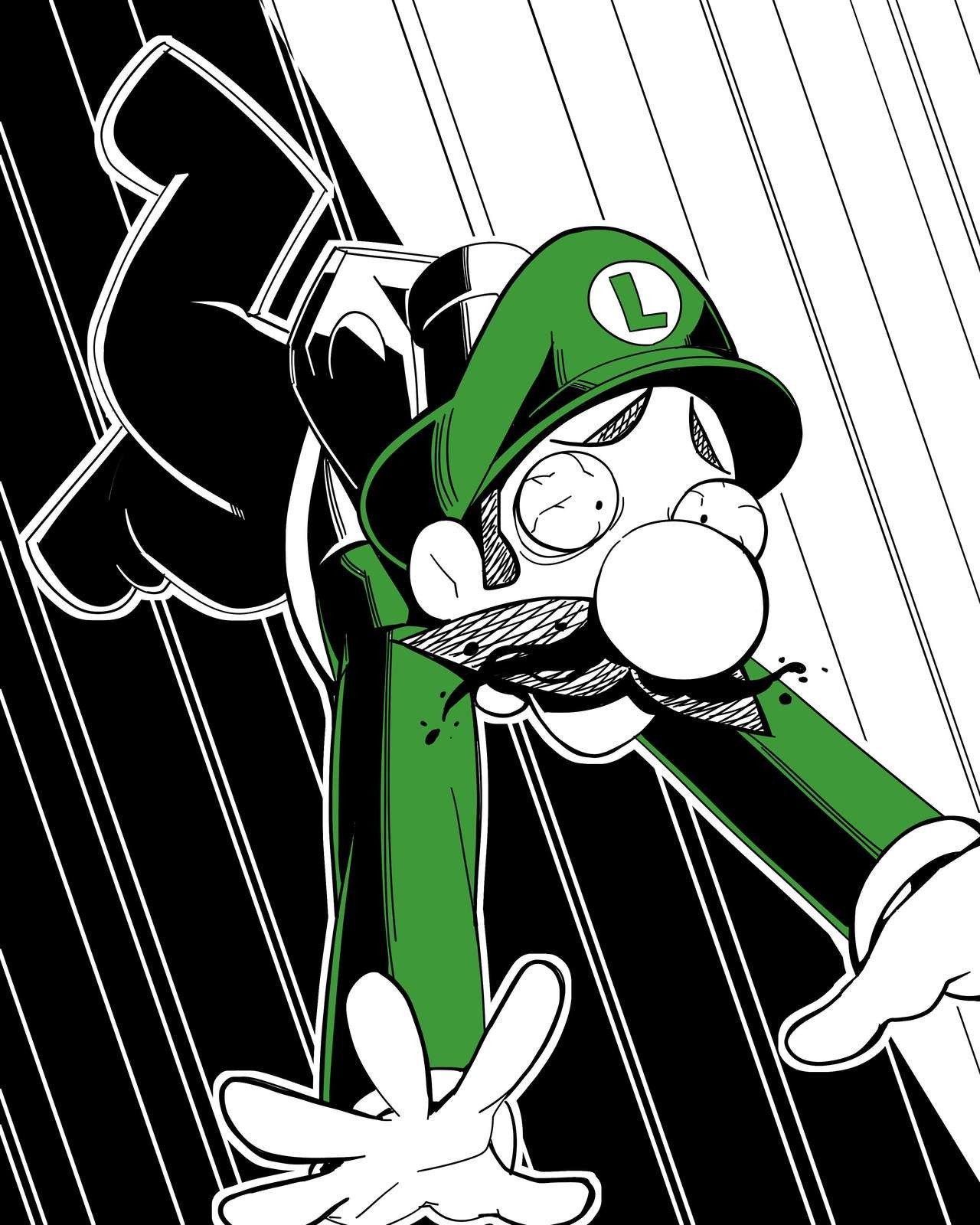 Inktober 2 - Luigi's Mansion hentai manga picture 84